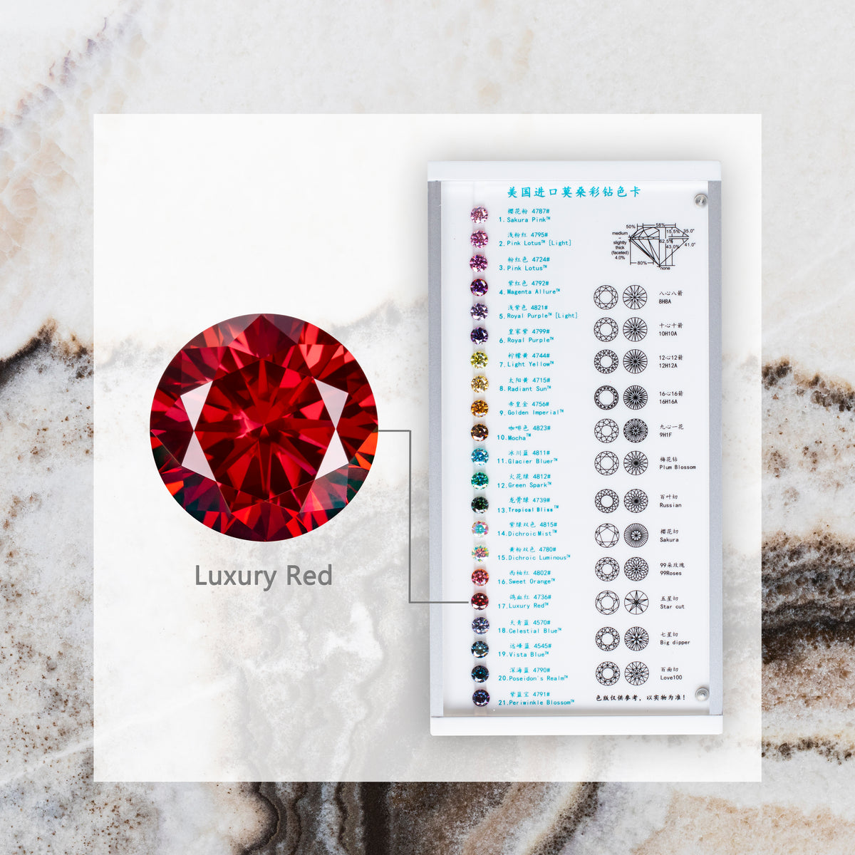 Luxury Red Pear Cut Teardrop Shape Moissanite Diamond Loose Gemstones GRA Certified Vivid Red VVS1 Moissanite Fancy Cut for Jewelry Making