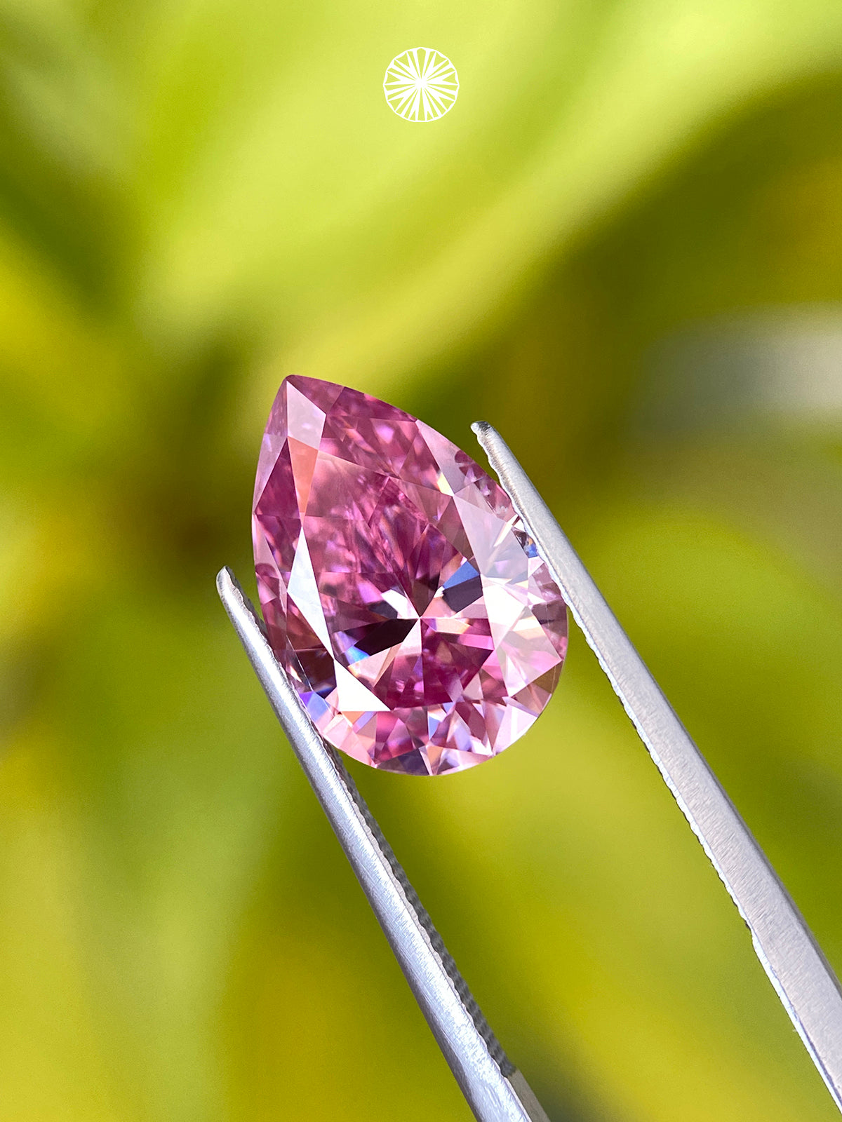 Sakura Pink Pear Cut Teardrop Shape Moissanite Diamond Loose Gemstones GRA Certified Light Pink VVS1 Moissanite Fancy Cut for Jewelry Making