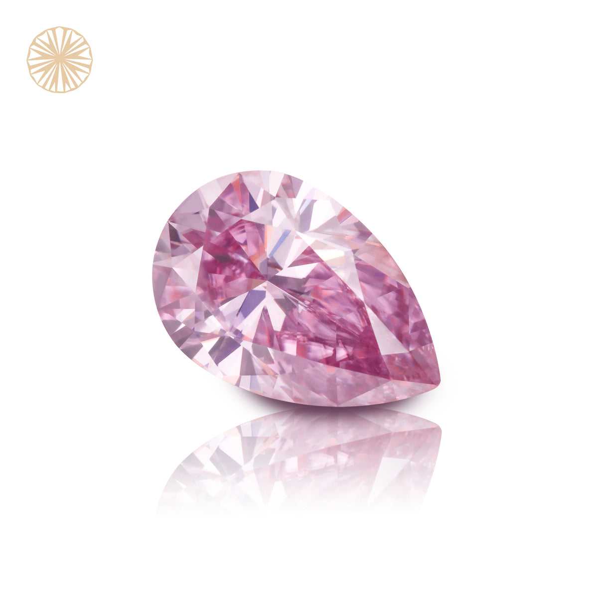 Sakura Pink Pear Cut Teardrop Shape Moissanite Diamond Loose Gemstones GRA Certified Light Pink VVS1 Moissanite Fancy Cut for Jewelry Making