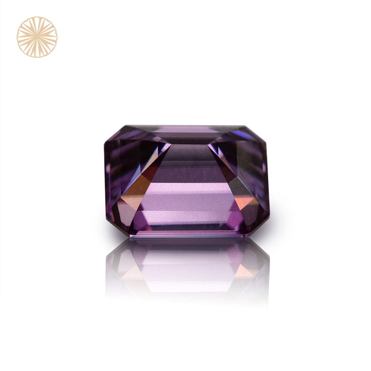 Royal Purple Emerald Cut Octangle Shape Moissanite Diamond Loose Gemstones GRA Certified Vivid Purple VVS1 Moissanite Fancy Cut for Jewelry Making